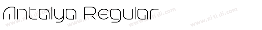 Antalya Regular字体转换 Antalya Regular字体转换